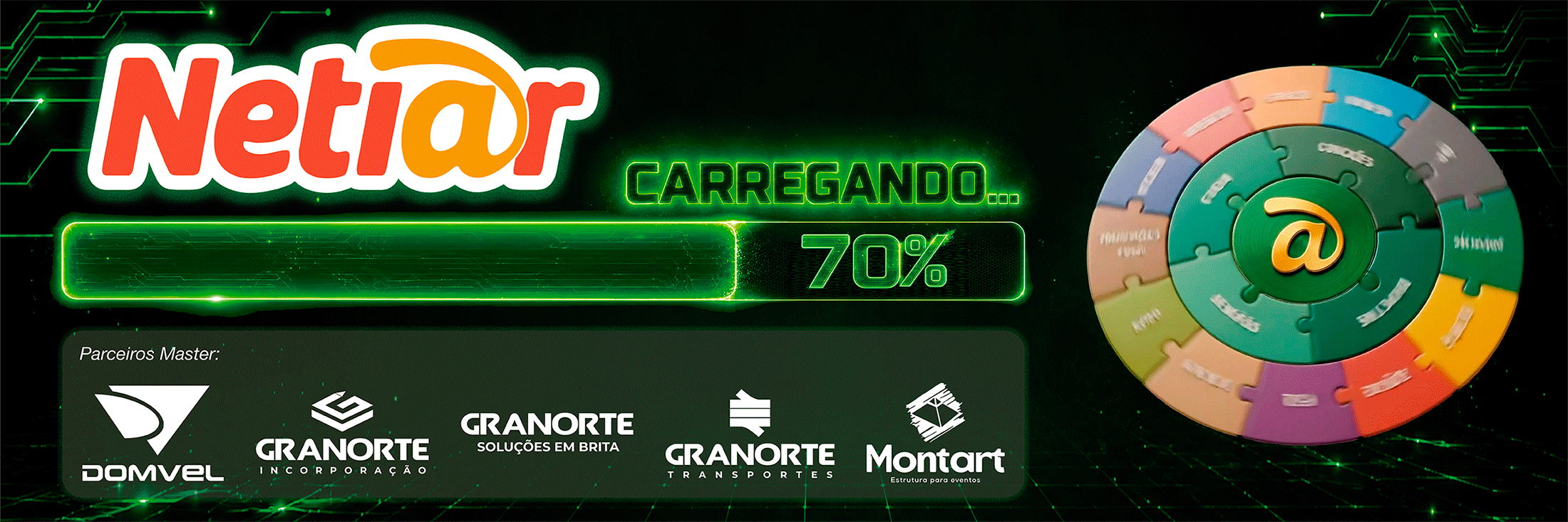 Netiar - Carregando 70%
